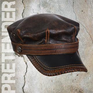 Кожаная кепка 11